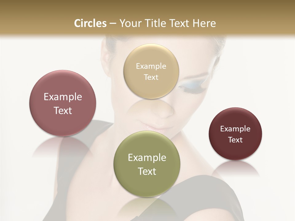 Woman Lash Creative PowerPoint Template