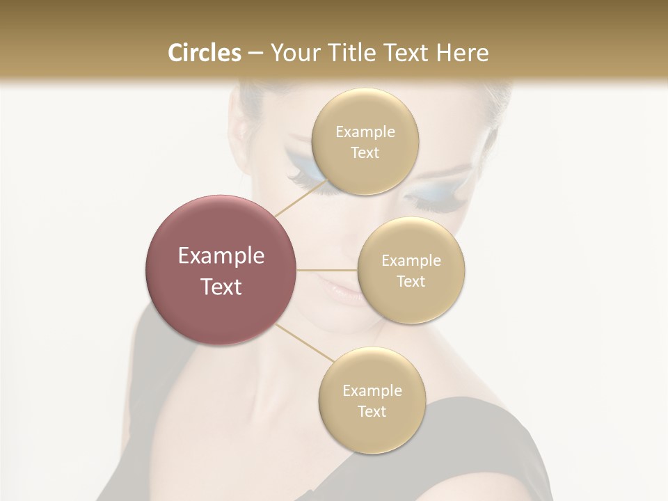 Woman Lash Creative PowerPoint Template