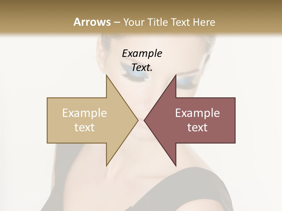 Woman Lash Creative PowerPoint Template