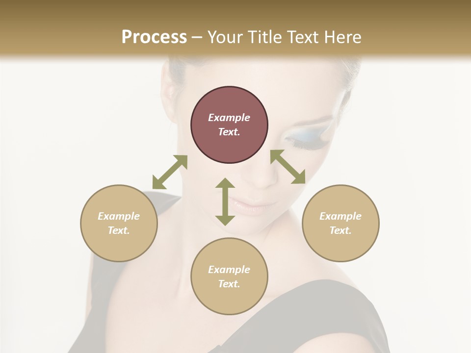 Woman Lash Creative PowerPoint Template