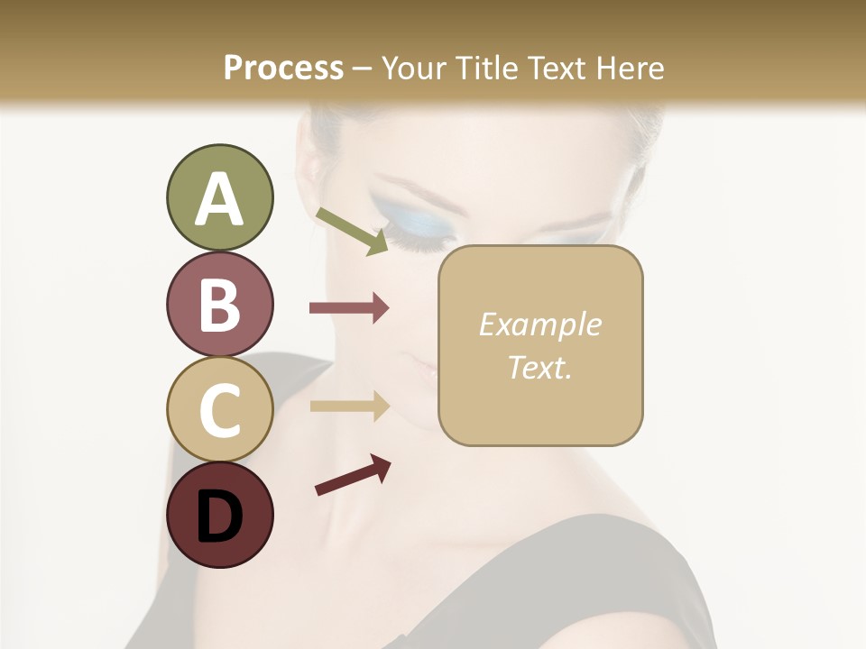 Woman Lash Creative PowerPoint Template