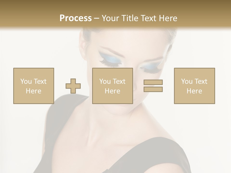 Woman Lash Creative PowerPoint Template