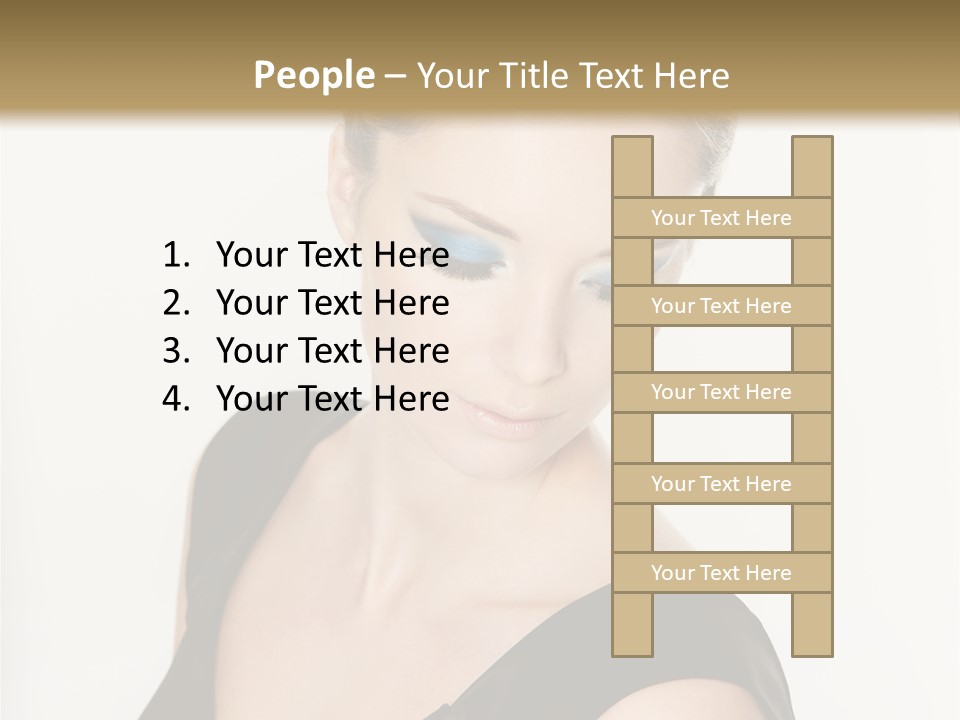 Woman Lash Creative PowerPoint Template