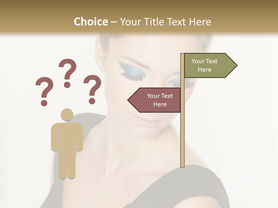 Woman Lash Creative PowerPoint Template