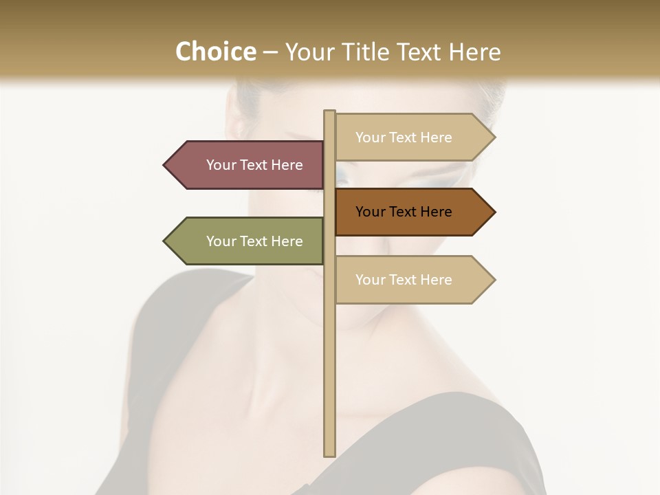 Woman Lash Creative PowerPoint Template