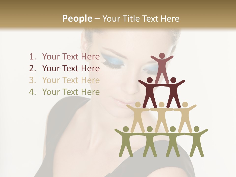 Woman Lash Creative PowerPoint Template