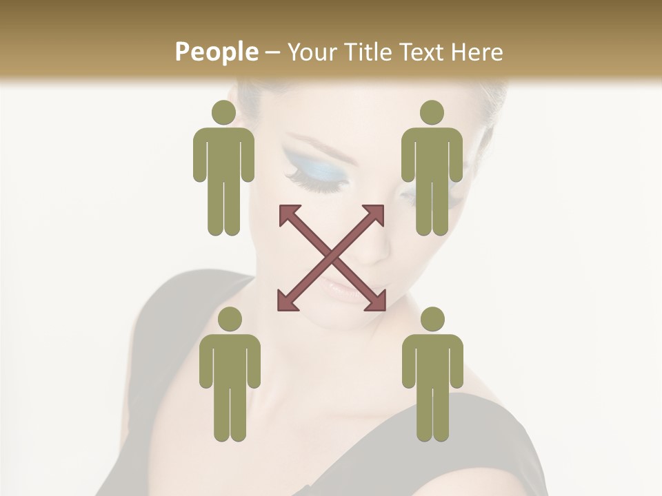 Woman Lash Creative PowerPoint Template