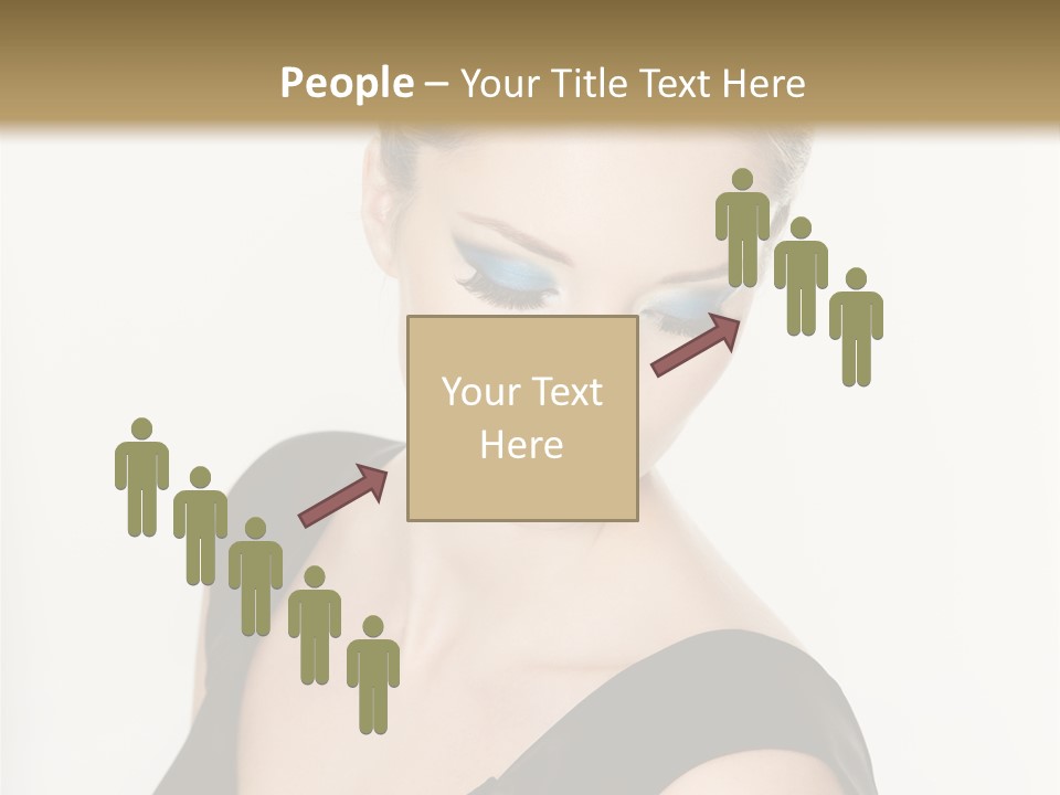 Woman Lash Creative PowerPoint Template