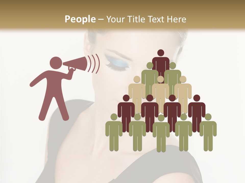 Woman Lash Creative PowerPoint Template