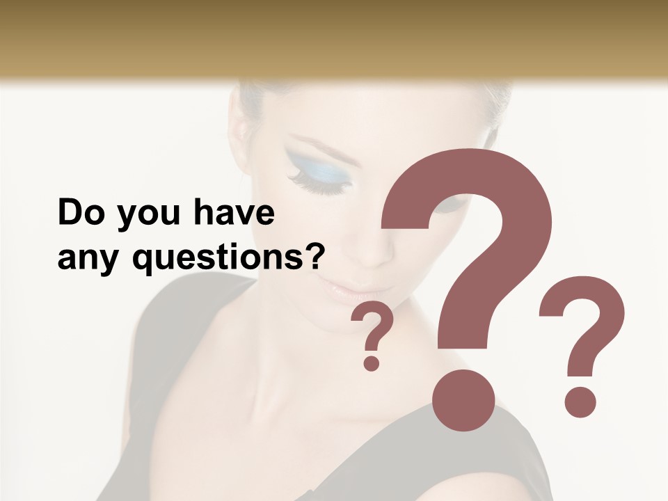 Woman Lash Creative PowerPoint Template