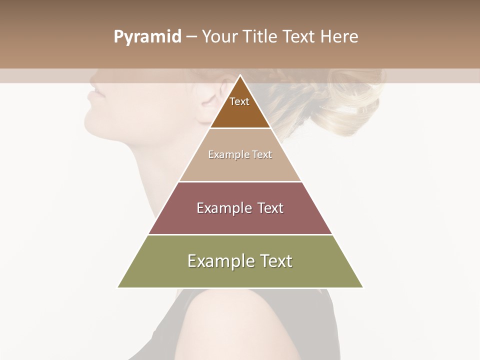 Model Portrait Woman PowerPoint Template