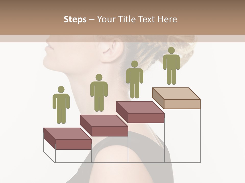 Model Portrait Woman PowerPoint Template