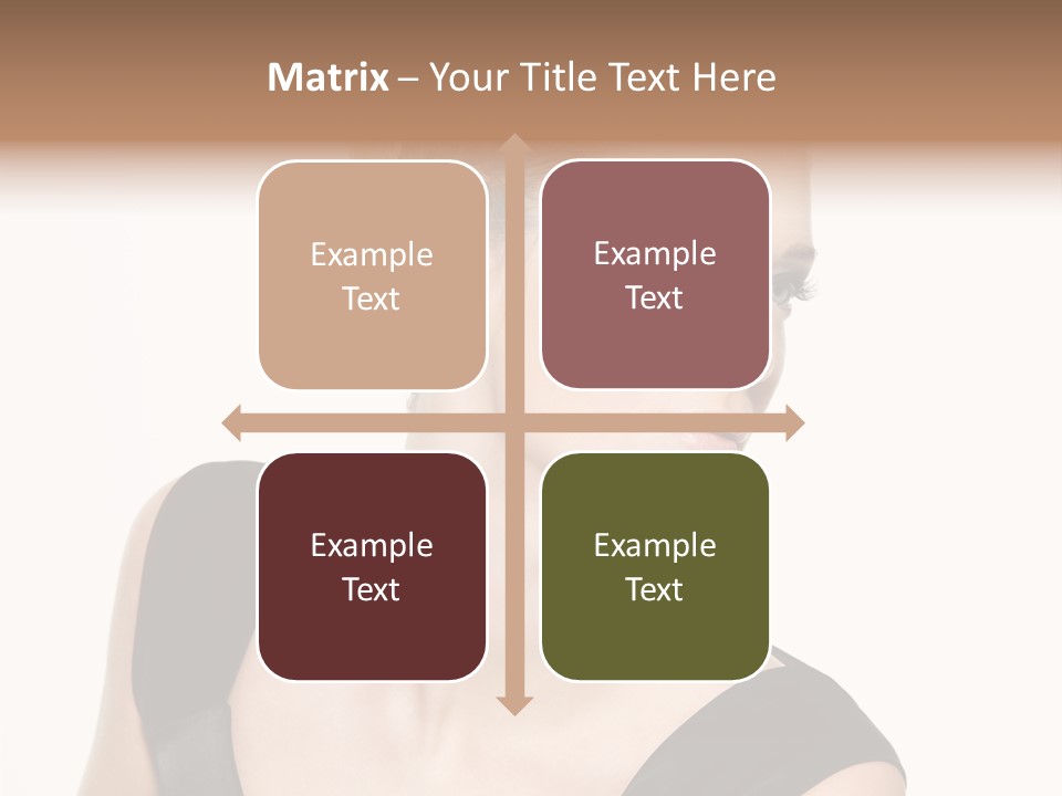 Model Cloth Pose PowerPoint Template