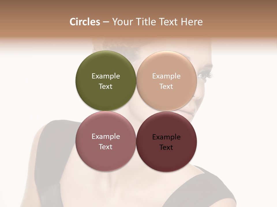 Model Cloth Pose PowerPoint Template