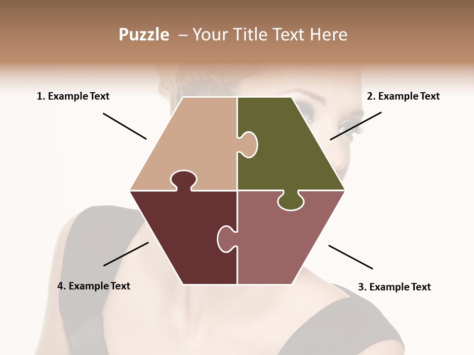 Model Cloth Pose PowerPoint Template