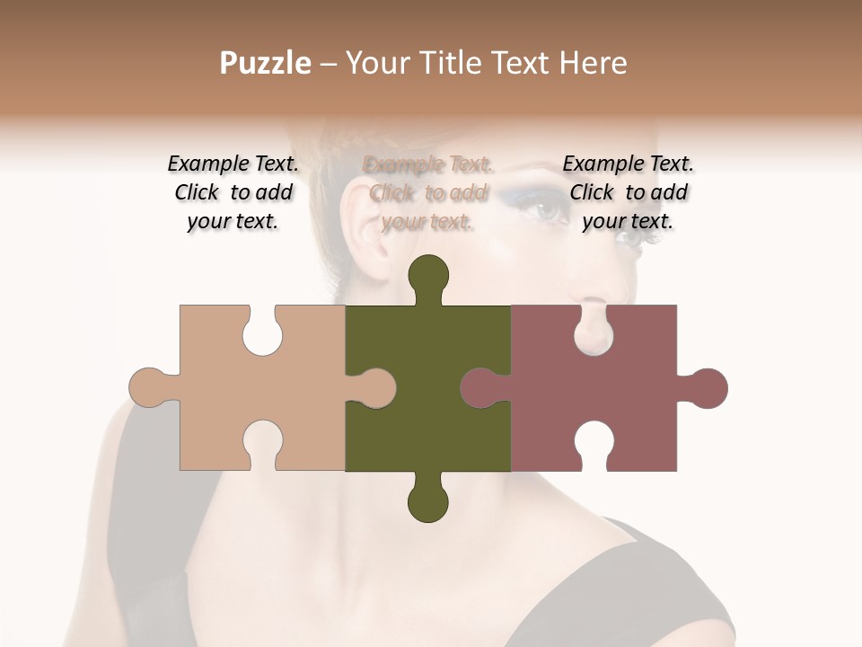 Model Cloth Pose PowerPoint Template