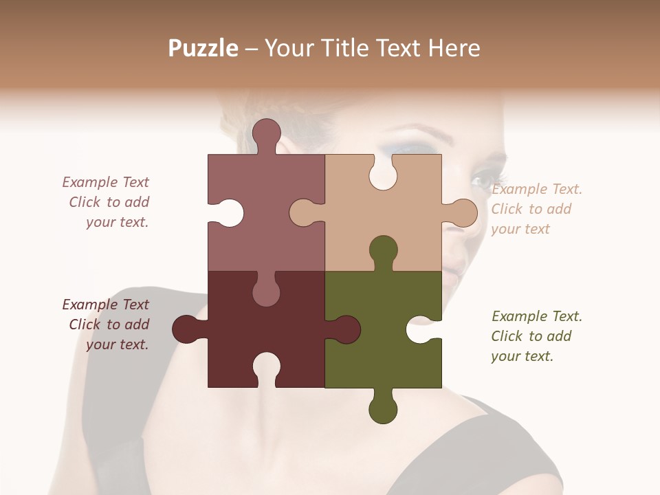 Model Cloth Pose PowerPoint Template