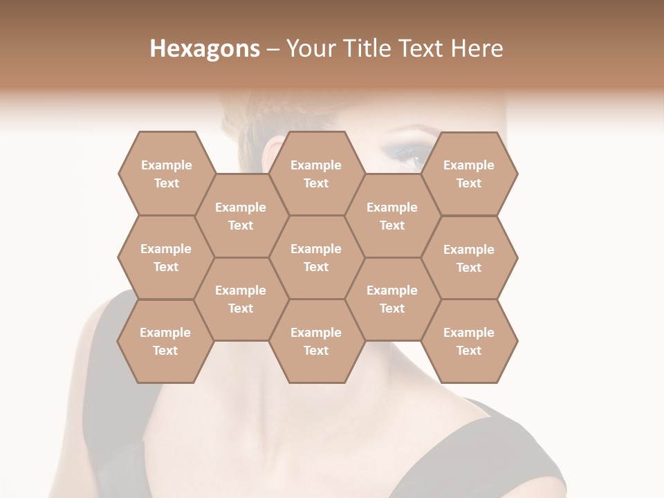 Model Cloth Pose PowerPoint Template