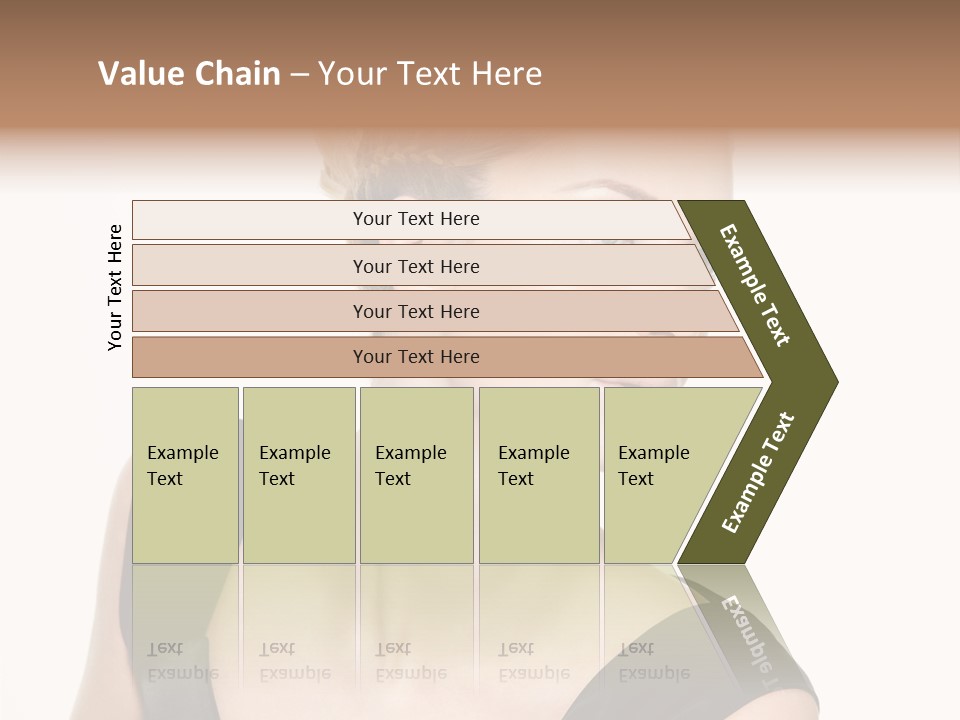 Model Cloth Pose PowerPoint Template