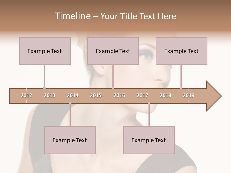 Model Cloth Pose PowerPoint Template