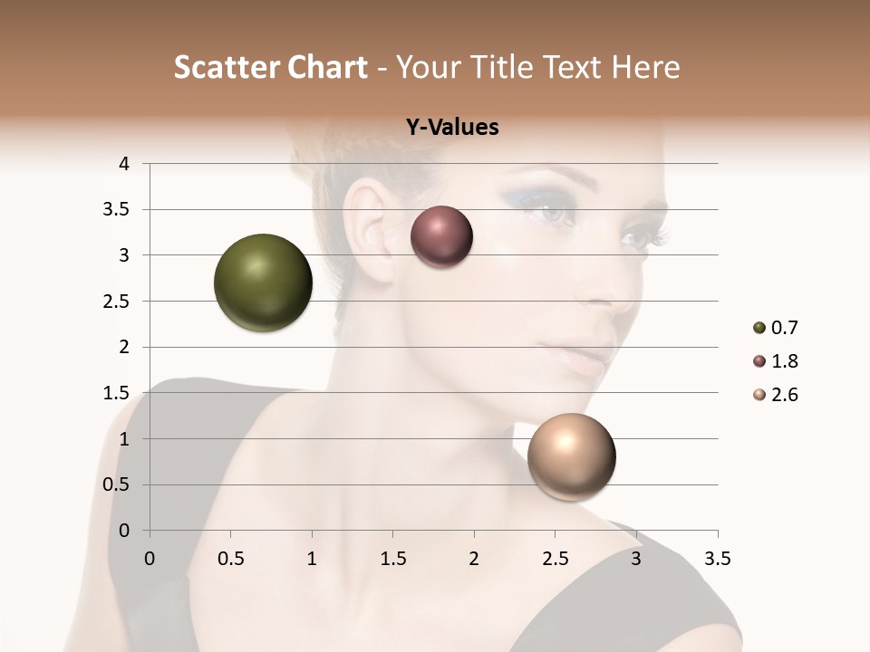 Model Cloth Pose PowerPoint Template