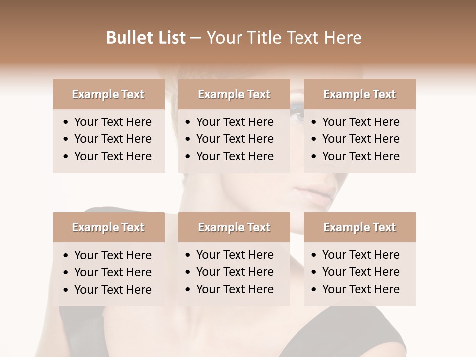 Model Cloth Pose PowerPoint Template