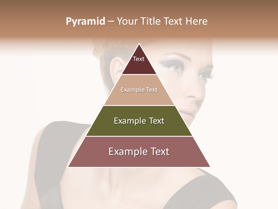 Model Cloth Pose PowerPoint Template