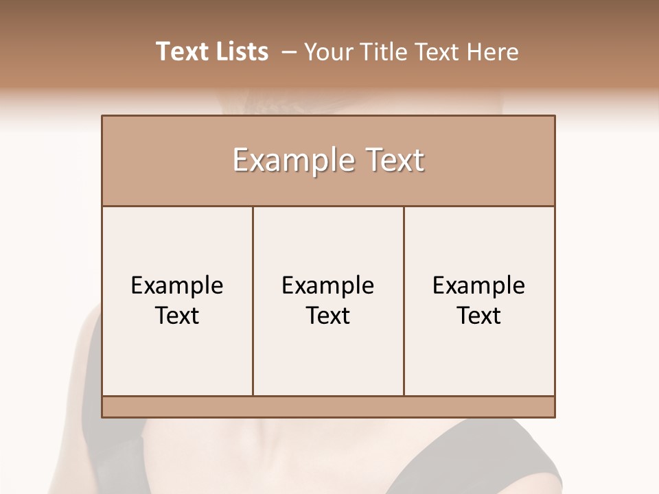 Model Cloth Pose PowerPoint Template