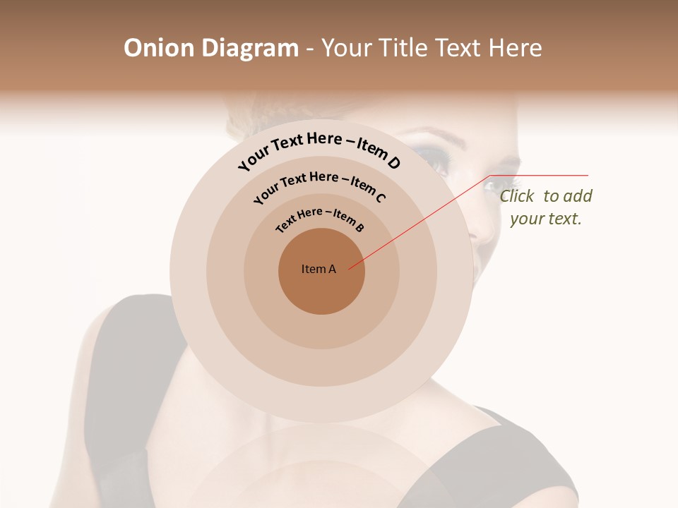 Model Cloth Pose PowerPoint Template