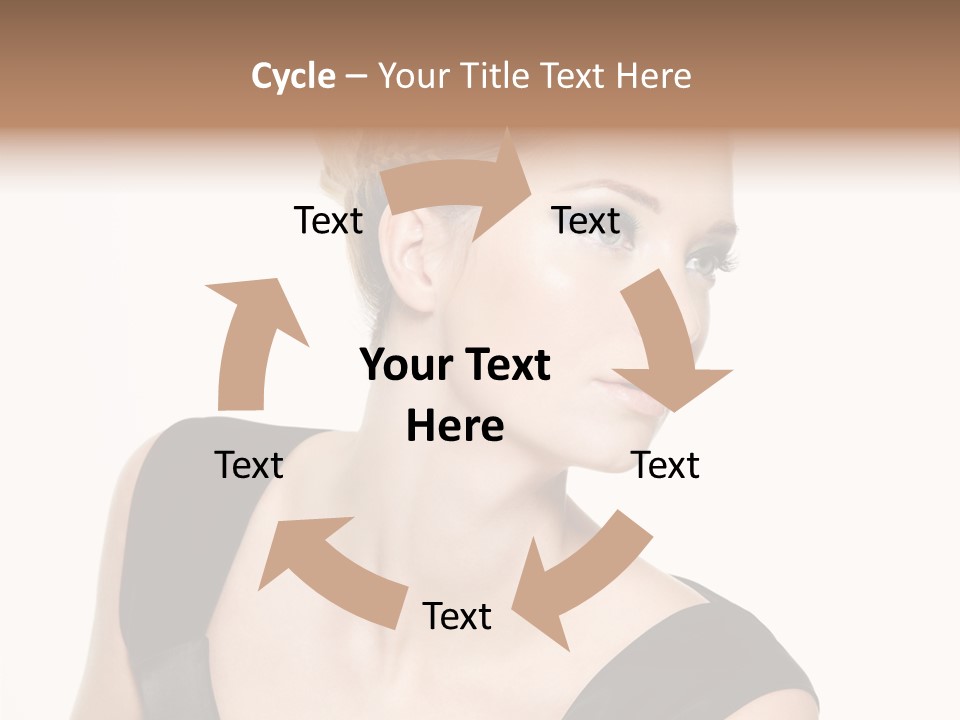 Model Cloth Pose PowerPoint Template