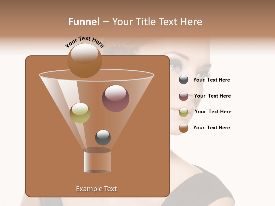 Model Cloth Pose PowerPoint Template