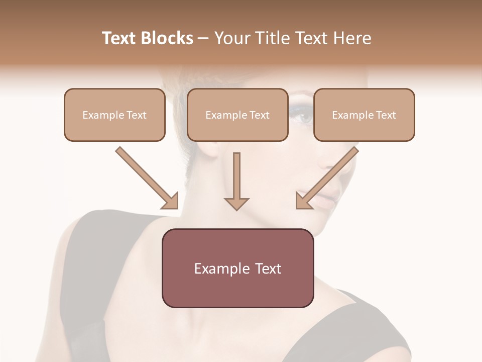 Model Cloth Pose PowerPoint Template