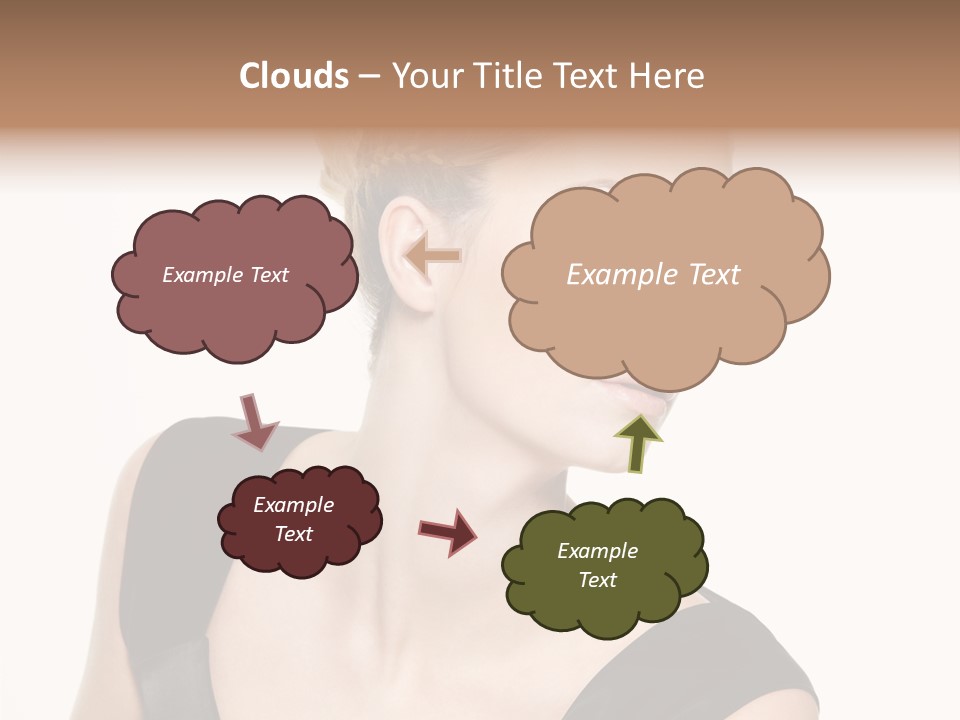 Model Cloth Pose PowerPoint Template