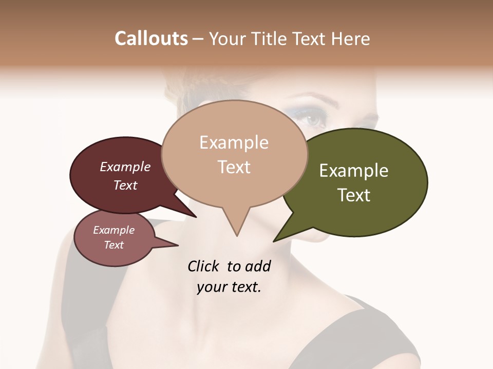 Model Cloth Pose PowerPoint Template