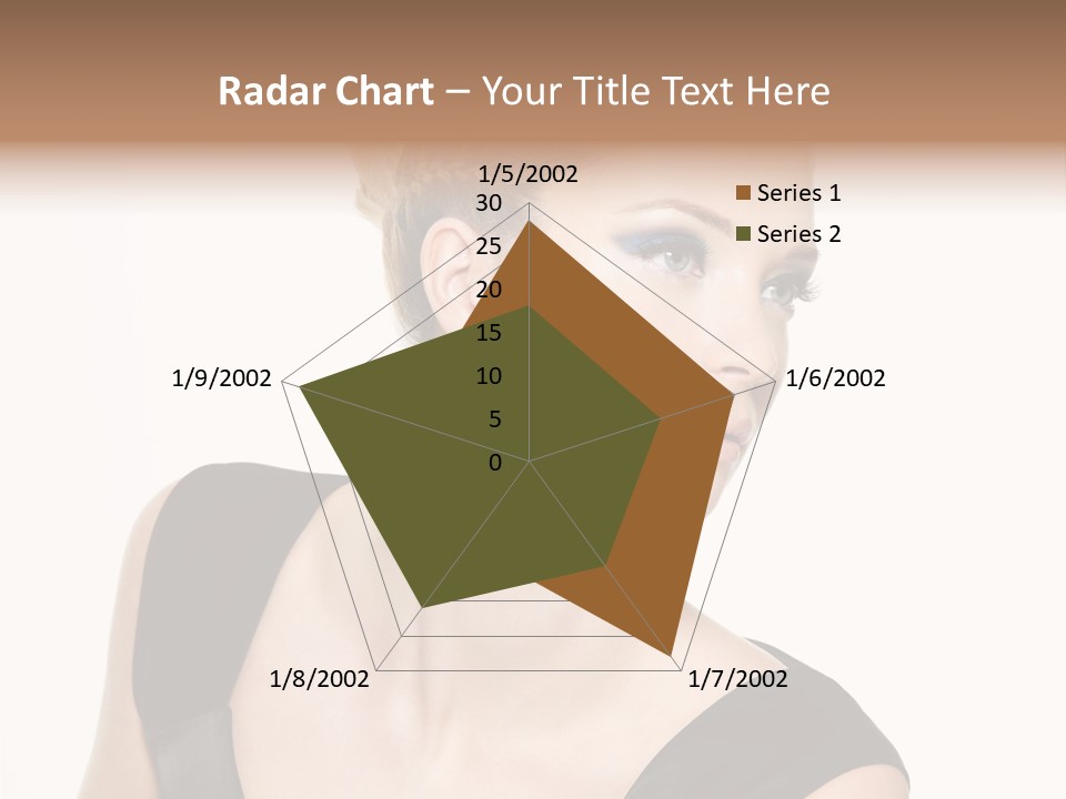 Model Cloth Pose PowerPoint Template