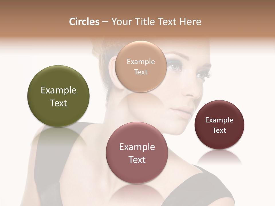 Model Cloth Pose PowerPoint Template