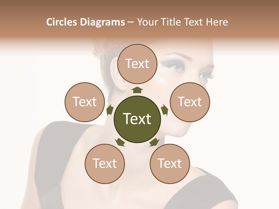 Model Cloth Pose PowerPoint Template