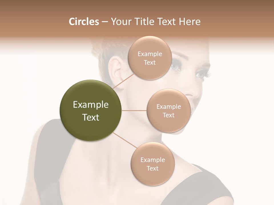 Model Cloth Pose PowerPoint Template