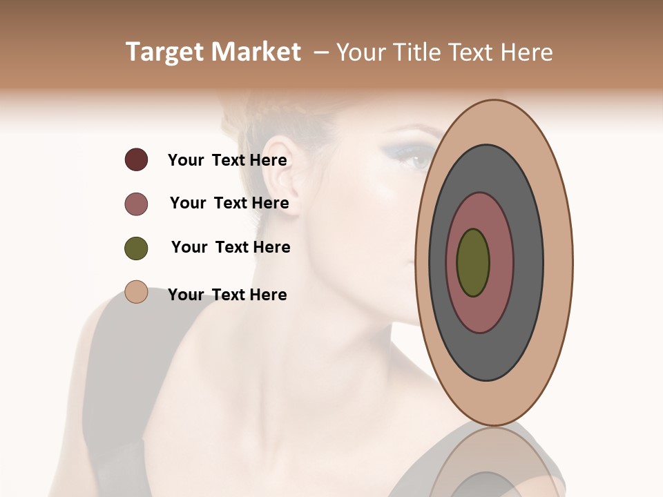 Model Cloth Pose PowerPoint Template