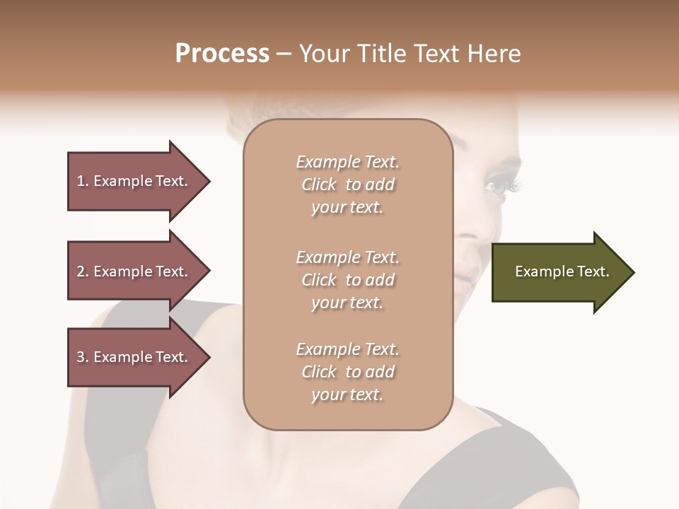 Model Cloth Pose PowerPoint Template
