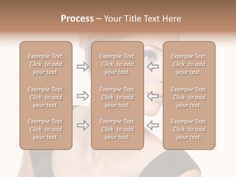 Model Cloth Pose PowerPoint Template