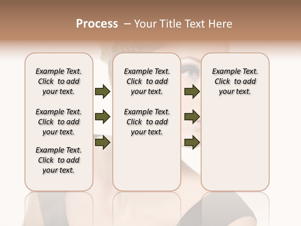 Model Cloth Pose PowerPoint Template