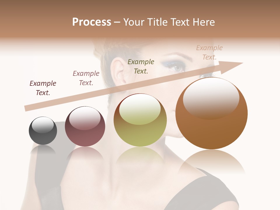 Model Cloth Pose PowerPoint Template