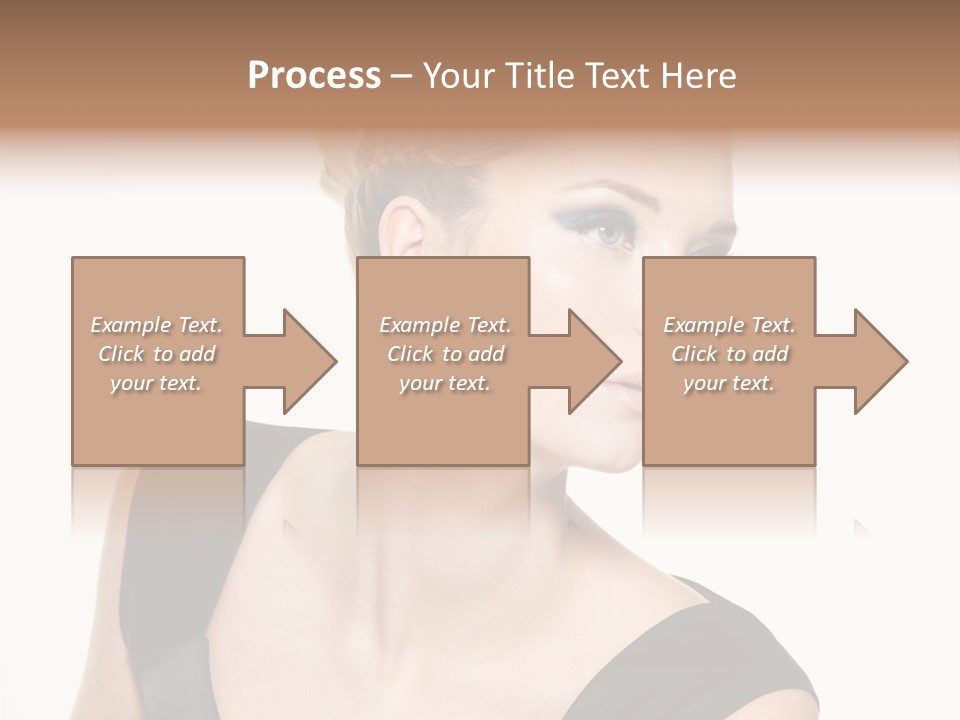 Model Cloth Pose PowerPoint Template