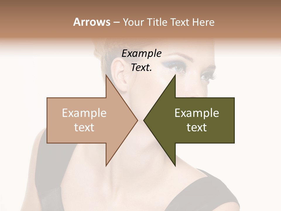 Model Cloth Pose PowerPoint Template