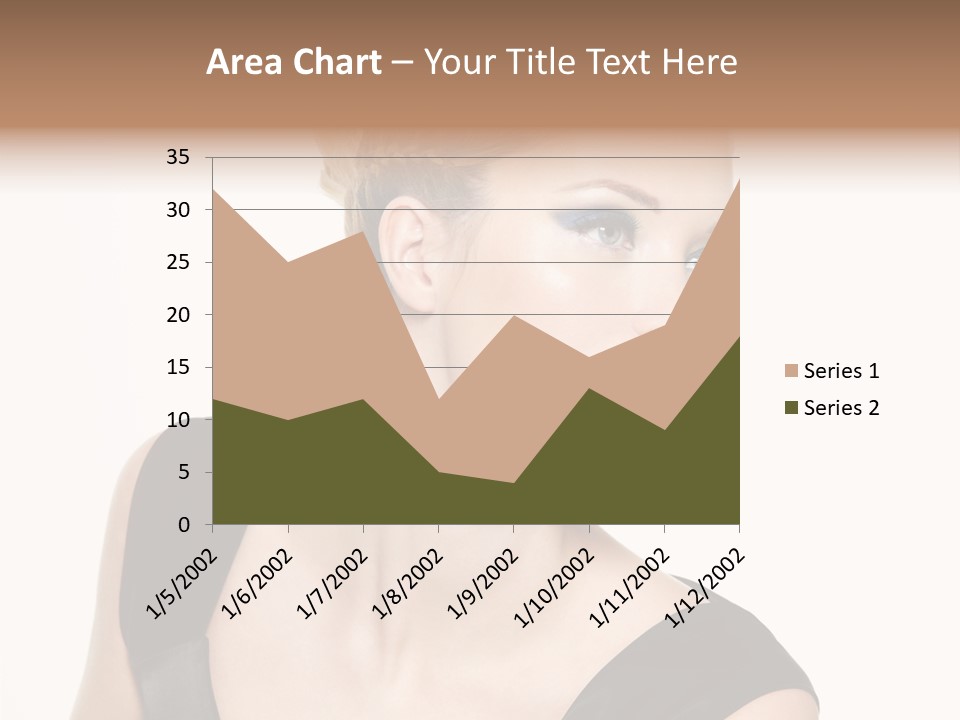 Model Cloth Pose PowerPoint Template