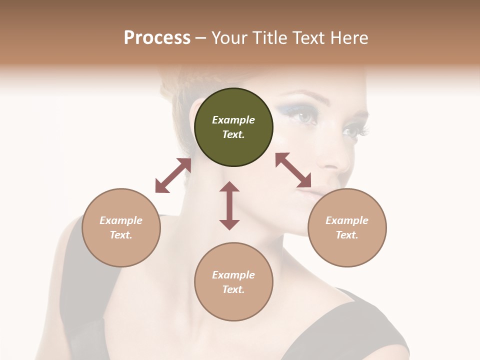 Model Cloth Pose PowerPoint Template