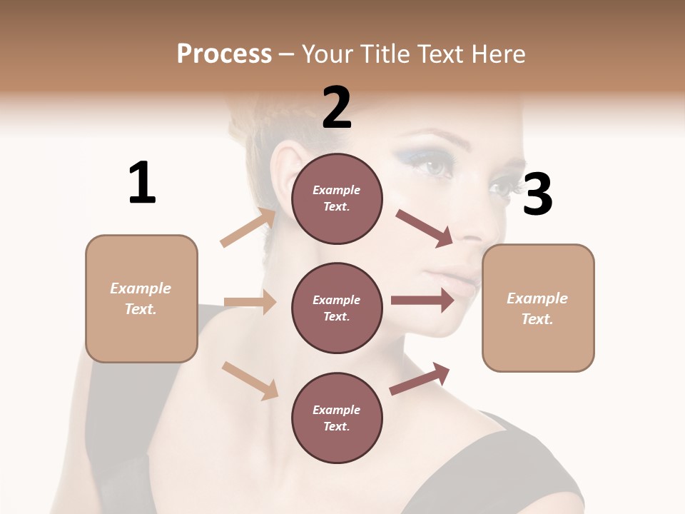 Model Cloth Pose PowerPoint Template