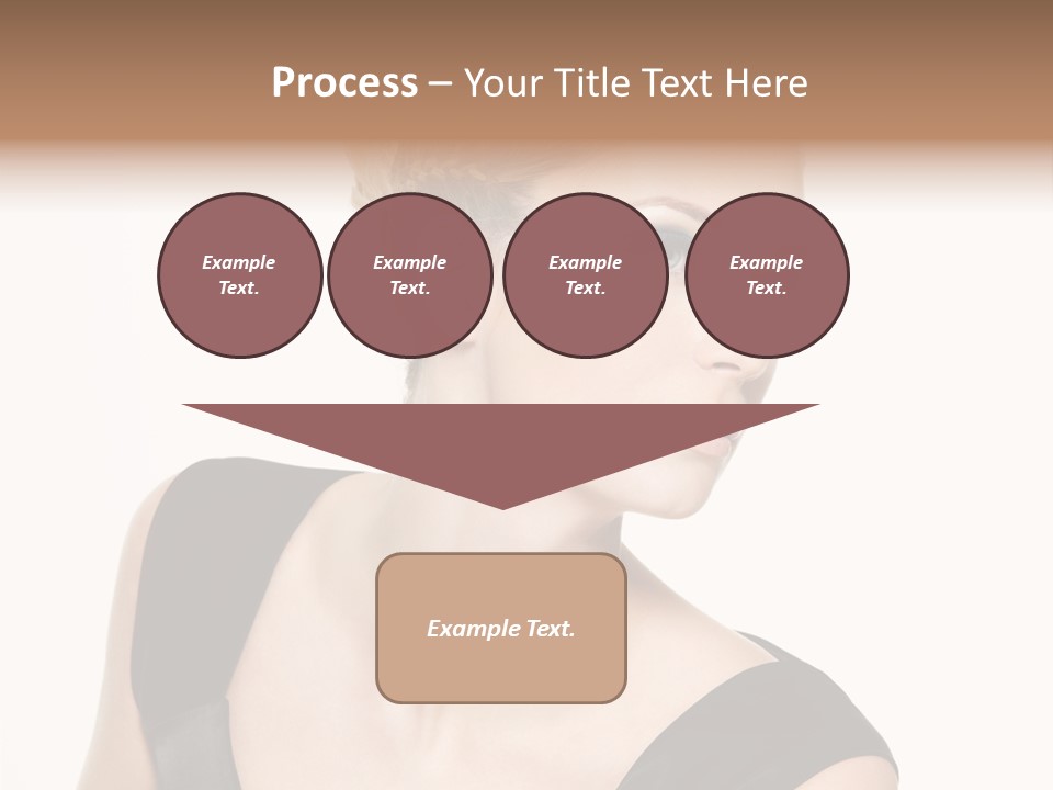 Model Cloth Pose PowerPoint Template