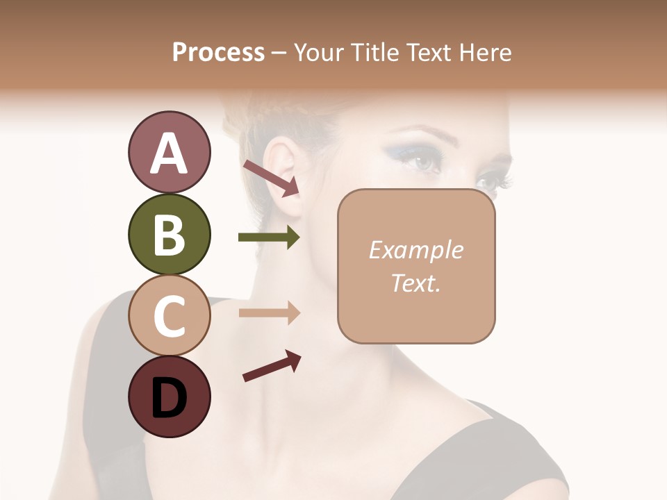 Model Cloth Pose PowerPoint Template